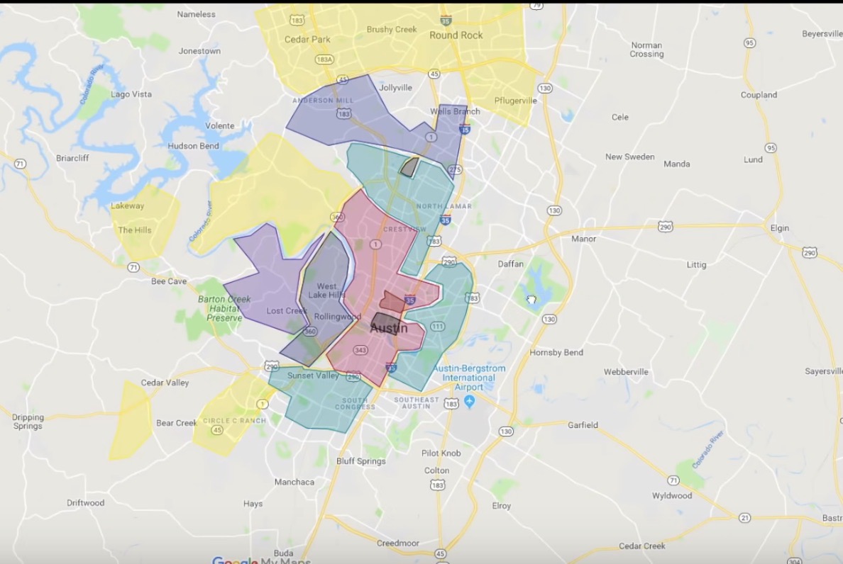 Austin investment map, Sep 2021
